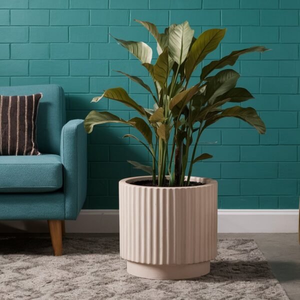 Ridgecraft cylindrical pot